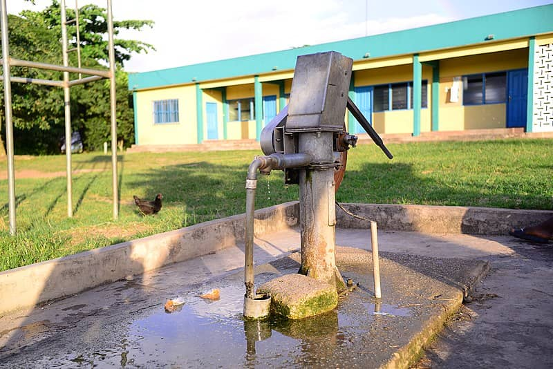 Borehole water pump.